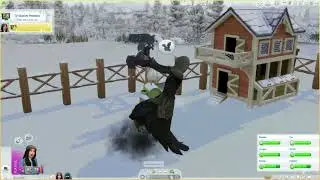 The Sims 4: Evil chicken fights with grim reaper
