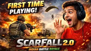 Playing ScarFall 2.0 for the First Time 😱 | Indian Battle Royale Gameplay