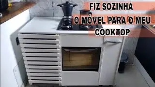 Fiz meu balcão para Cooktop planejado