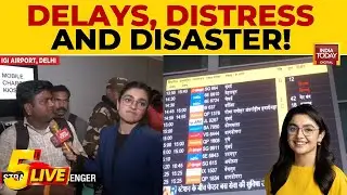 Indigo Crisis Report: Massive Flight Cancellations Spark Chaos At Delhi Airport; Passengers Stranded