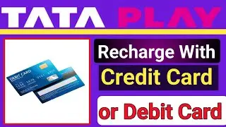 Tata Play Recharge with Credit Card // Tata Play Recharge Online With Debit Card