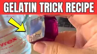 GELATIN TRICK REVIEW ✅(STEP BY STEP!)✅ GELATIN TRICK 3 INGREDIENTS RECIPE