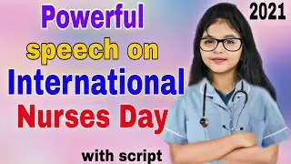 International Nurses day Speech in English|Speech on International Nurses day|Nurses day Speech