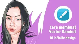 Tutorial Vector Part #1 : How to vector hair | Normal Speed | Infinite design