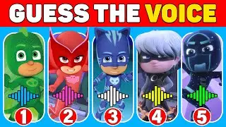 Guess the PJ MASKS Characters by Their Voice - Quiz for Fans!