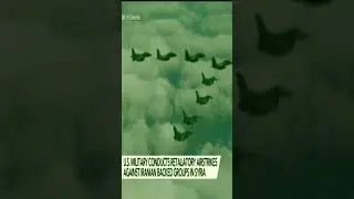 U.S Military Conduct Airstrike Against Iranian Backed Group in Syria.