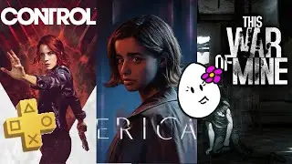 Trying out CREEPY games on PlayStation Plus Premium (Control, Erica and more!)