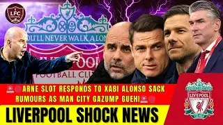 🚨🔴 LIVERPOOL SHOCK! ARNE SLOT RESPONDS TO XABI ALONSO SACK RUMOURS AS MAN CITY GAZUMP GUEHI