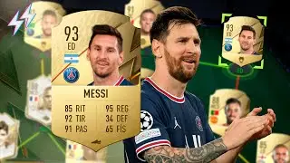 EL GOAT DEL TIRO DE CALIDAD! MESSI 93 REVIEW! FIFA 22 ULTIMATE TEAM