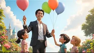 Five Little Balloons Song 🎈 | Counting Rhymes for Kids | Nursery Rhymes & Baby Songs