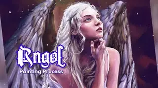 Digital painting and drawing-Angel Painting Process