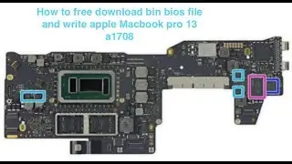 Как бесплатно скачать файл bin BIOS и записать его на Apple MacBook Pro 13 A1708