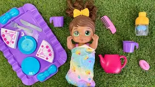 Satisfying with unboxing Baby Alive Doll cake toys play - set | Review toys | ASMR 