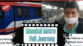 Mumbai Metro Full Journey Dahisar east to Borivali West || station details and environment