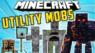 UTILITY MOBS: Golems Colosos, Torretas, Hornos Vivientes - Minecraft Mod 1.7.10