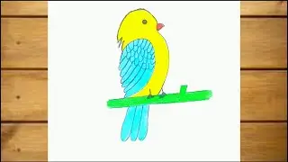 Draw This Cute Yellow Bird! 🐦 Easy & Fun Drawing Tutorial