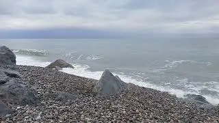 ASMR relax on seashore #waves #sounds #nature #sleeping 