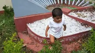 My baby exploring a educational park by her self!!!