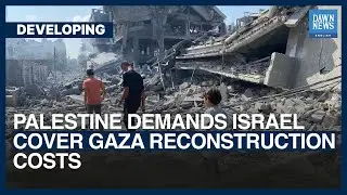Palestine Demands Israel Cover Gaza Reconstruction Costs | Dawn News English