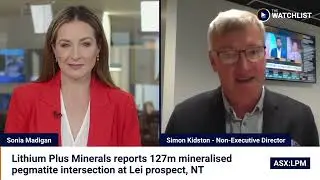 Lithium Plus Minerals reports 127m mineralised pegmatite intersection at Lei prospect, NT