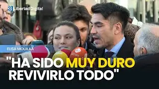 Elisa Mouilaá, a su salida de los Juzgados: 