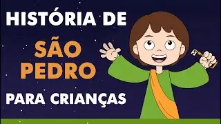 História de São Pedro Explicada Para Crianças | Desenho Bíblico | Catequese Infantil