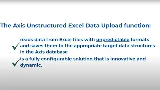 Unstructured Excel Data Upload Function
