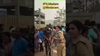 IPS Vasundhara Yadav 🔥 | Dance + Crowd ControlWomen Power at Medaram 💃🚨#medaramjathara#dance#viral