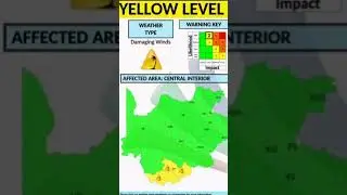 mother's day. YELLOW LEVEL 2 WEATHER WARNING &ndash; Damaging Winds in Central South Africa