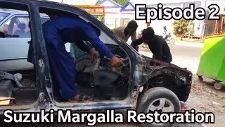 Suzuki Margalla Restoration 95 model . Car restoration Project