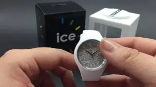 Chronos Watches GT WSR S S 15  ICE White and Silver Glitter Watch