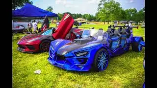 Rick Ross Car Show 2022  | Donks, Exotic Cars, Top 5 Donk, Custom Cars and more | The Promise Land