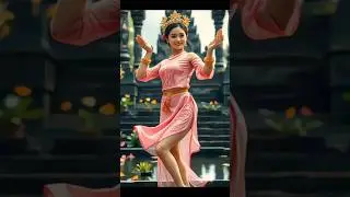 ✨ Javanese Goddess Dance in Pink | Mystical Temple Performance#viral#shorts