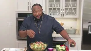 Easy Family Meal! Chicken & Shrimp Cavatappi Pasta Salad Recipe 🍗🍤 | New Soul Kitchen Remix