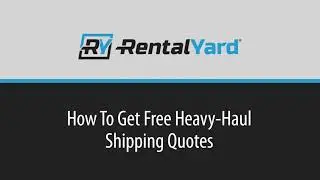 Ship Your Rental Equipment, Trucks & Trailers with RentalYard.com
