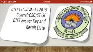 #CTET# ~CUTOFF~👍👍2018-19👍 #RESULT#
