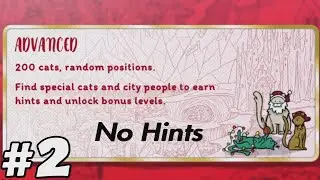 Hidden Cats in Santa's Realm #2: Advance mode and no hints.