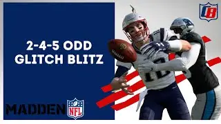 The Glitchiest Blitz In Madden 22| 2-4-5 Odd Breakdown|