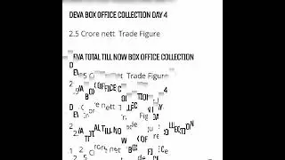 Deva Day 4 box office collection