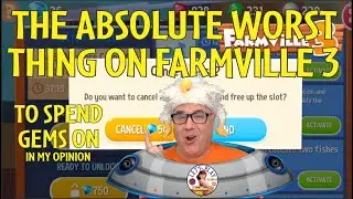 The absolute worst thing on Farmville 3 to spend blue gems on.