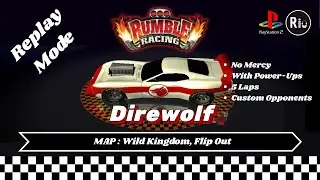 Rumble Racing PS2 Gameplay | Direwolf (Elite) &ndash; 2 Map Ganas (No Mercy + Power-Ups) | Request #35