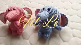 Amigurumi Fil Li Yapımı ¦Anahtarlık