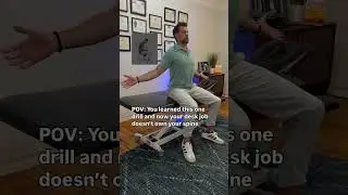 Undo your TECH NECK with this simple chair exercise!