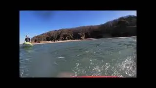 Paddle boarding in Salcombe - February