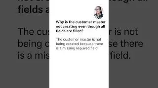 Why Customer Master Doesn&rsquo;t Save in S/4HANA (BP Concept) #interview