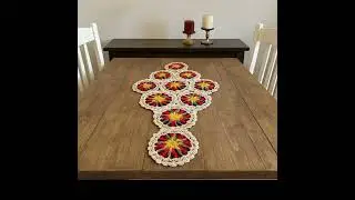 latest stylish hand-knitted crochet pattern hand made table matts runner nice ideas #crochetpatterns