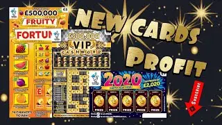 💥 NEW &pound;1 2020 Scratch Cards Fruity Fortune Vip Cash word WIN PROFIT 💥