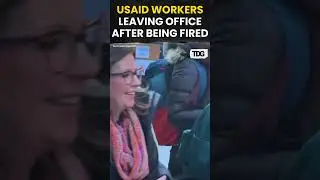 #watch | Emotional moment for USAID workers as they leave office after being fired by the Trump