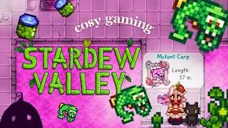 Fall asleep while I play Stardew Valley | 🍂Fall W4 | Mutant carp, Aged roe  #asmr