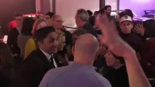 Ameya Pawar with supporters at Ravenswood Event Center 4